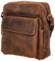 Pánska kožená crossbody taška hnedá - Bellugio Kalei