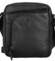 Pánska kožená crossbody taška čierna - Bellugio Seth