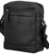 Pánska kožená crossbody taška čierna - Bellugio Serchio
