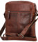Pánska kožená crossbody taška tmavo hnedá - Bellugio Dalnim