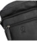 Pánska kožená crossbody taška čierna - Bellugio Lewin