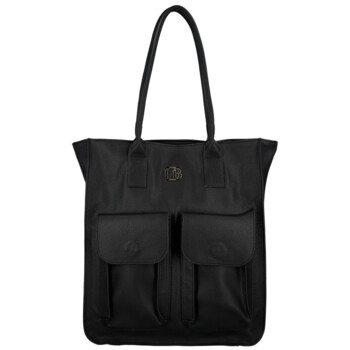 Dámska kabelka na rameno čierna - Laura Biaggi Aksila