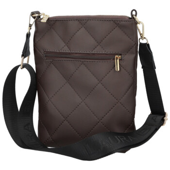 Dámska crossbody kabelka tmavo hnedá - Laura Biaggi Amia