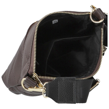 Dámska crossbody kabelka tmavo hnedá - Laura Biaggi Amia