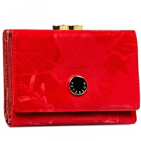 Dámska koženkovo/kožená peňaženka červená - Peterson Keriet
