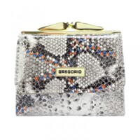 Dámska kožená peňaženka sivá - Gregorio Viera