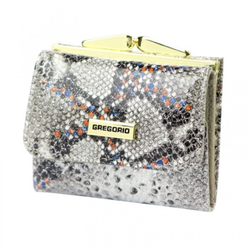 Dámska kožená peňaženka sivá - Gregorio Viera