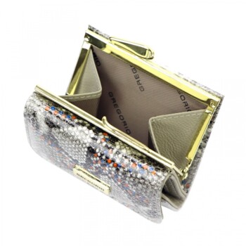 Dámska kožená peňaženka sivá - Gregorio Viera