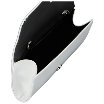 Dámska listová kabelka biela - Delami Estyna