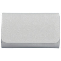 Dámska listová kabelka strieborná - Delami Estyna