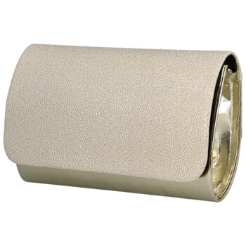 Dámska listová kabelka zlatá - Delami Estyna