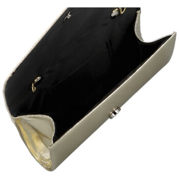 Dámska listová kabelka zlatá - Delami Estyna