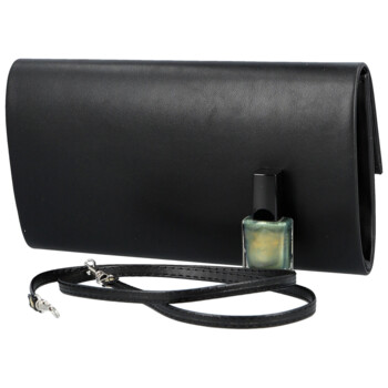 Dámska listová kabelka čierna - Delami Zalia