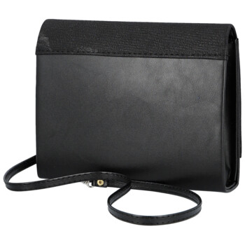 Dámska listová kabelka čierna - Delami Kelis