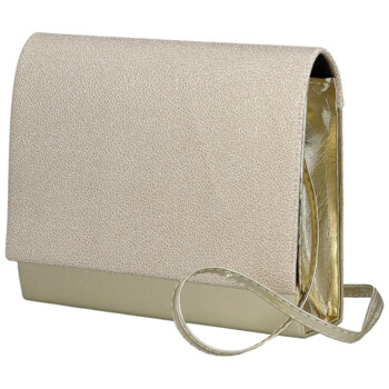 Dámska listová kabelka zlatá - Delami Kelis
