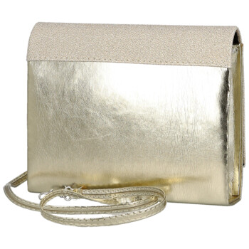 Dámska listová kabelka zlatá - Delami Kelis