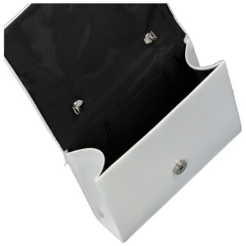 Dámska listová kabelka biela - Delami Kelis 1 