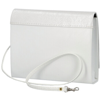 Dámska listová kabelka biela - Delami Kelis 1 