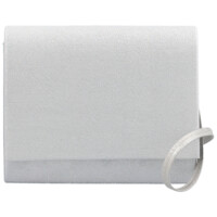 Dámska listová kabelka svetlo strieborná - Delami Kelis