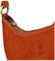 Dámska kožená kabelka na rameno koňaková - Delami Vera Pelle Anissa