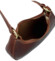 Dámska kožená kabelka na rameno hnedá - Delami Vera Pelle Anissa