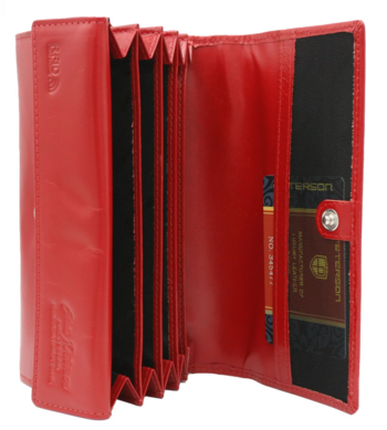 Dámska kožená peňaženka červená - Peterson Keren
