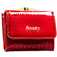 Dámska kožená peňaženka červená - Rovicky Galax