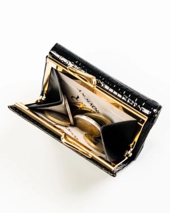 Dámska kožená peňaženka čierna - Rovicky Galax