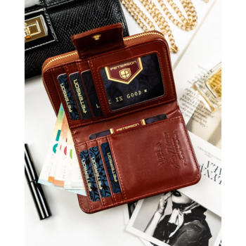 Dámska peňaženka hnedá - Peterson Galina