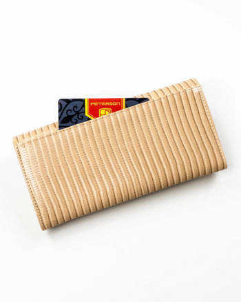 Dámska koženkovo/kožená peňaženka béžová - Peterson Merilee