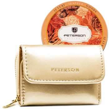 Dámska kožená peňaženka zlatá - Peterson Neiry