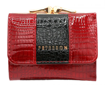 Dámska kožená peňaženka červená - Peterson Roxana