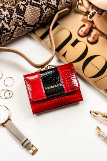 Dámska kožená peňaženka červená - Peterson Roxana