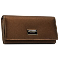 Dámska koženkovo/kožená peňaženka hnedá - Peterson Birgita