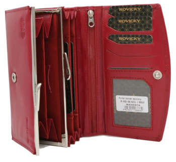 Dámska kožená peňaženka červená - Rovicky Frieda