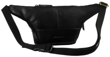 Pánska kožená ľadvinka čierna - Peterson Nikandr