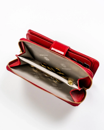 Dámska kožená peňaženka červená - Peterson Asim