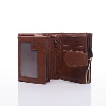 Dámska štýlová kožená peňaženka hnedá - Ellini Dahlia