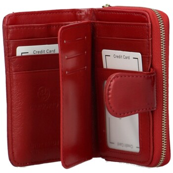 Dámska kožená peňaženka červená - Gregorio Bradys Two