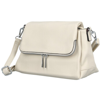 Dámska crossbody kabelka krémová - Firenze Naima