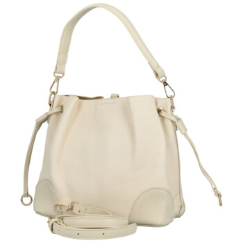 Dámska kabelka na rameno krémová - Firenze Lamisia