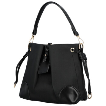 Dámska kabelka na rameno čierna - Firenze Lamisia