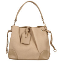 Dámska kabelka na rameno béžová - Firenze Lamisia