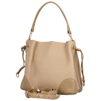 Dámska kabelka na rameno béžová - Firenze Lamisia
