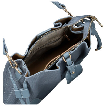 Dámska kabelka na rameno džínsovo modrá - Firenze Lamisia