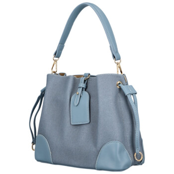 Dámska kabelka na rameno džínsovo modrá - Firenze Lamisia