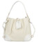 Dámska kabelka na rameno krémová/biela - Firenze Lamisia