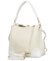 Dámska kabelka na rameno krémová/biela - Firenze Lamisia