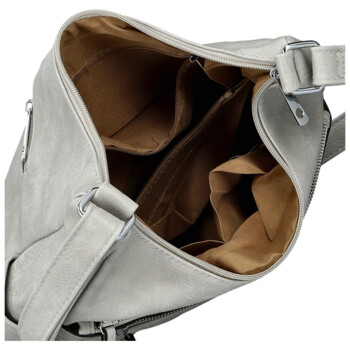 Dámska crossbody kabelka svetlo šedá - Firenze Olefis