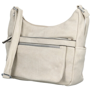 Dámska crossbody kabelka krémová - Firenze Olefis